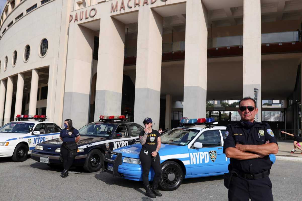 NYPD fans’ motorcade in Sao Paulo