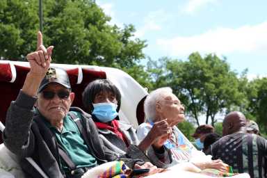 FILE PHOTO: Tulsa Massacre Survivors Attend the 2021 Black Wall Street Legacy Festival