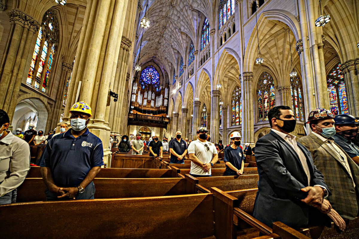 Hard hat memorial: Construction workers remembered during annual mass at St. Patrick's Cathedral 7