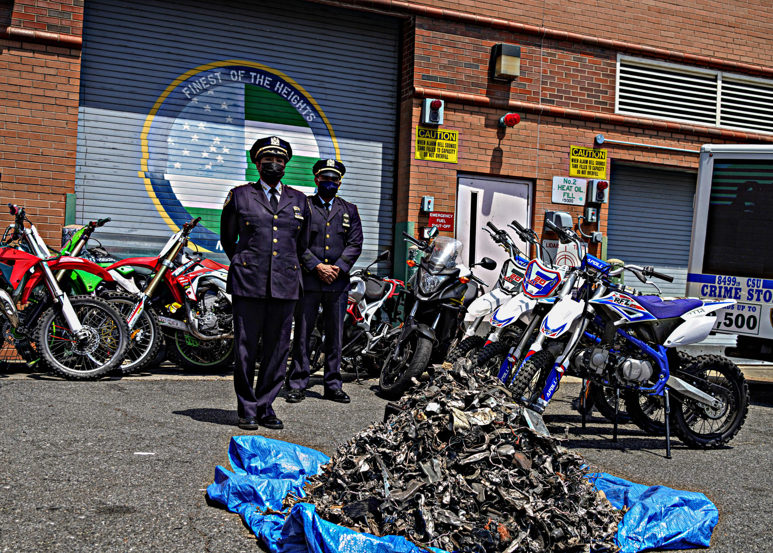 Scrapped Nypd Says They Will Crush Illegal Bikes And Atvs This Summer In Street Safety Campaign Amnewyork