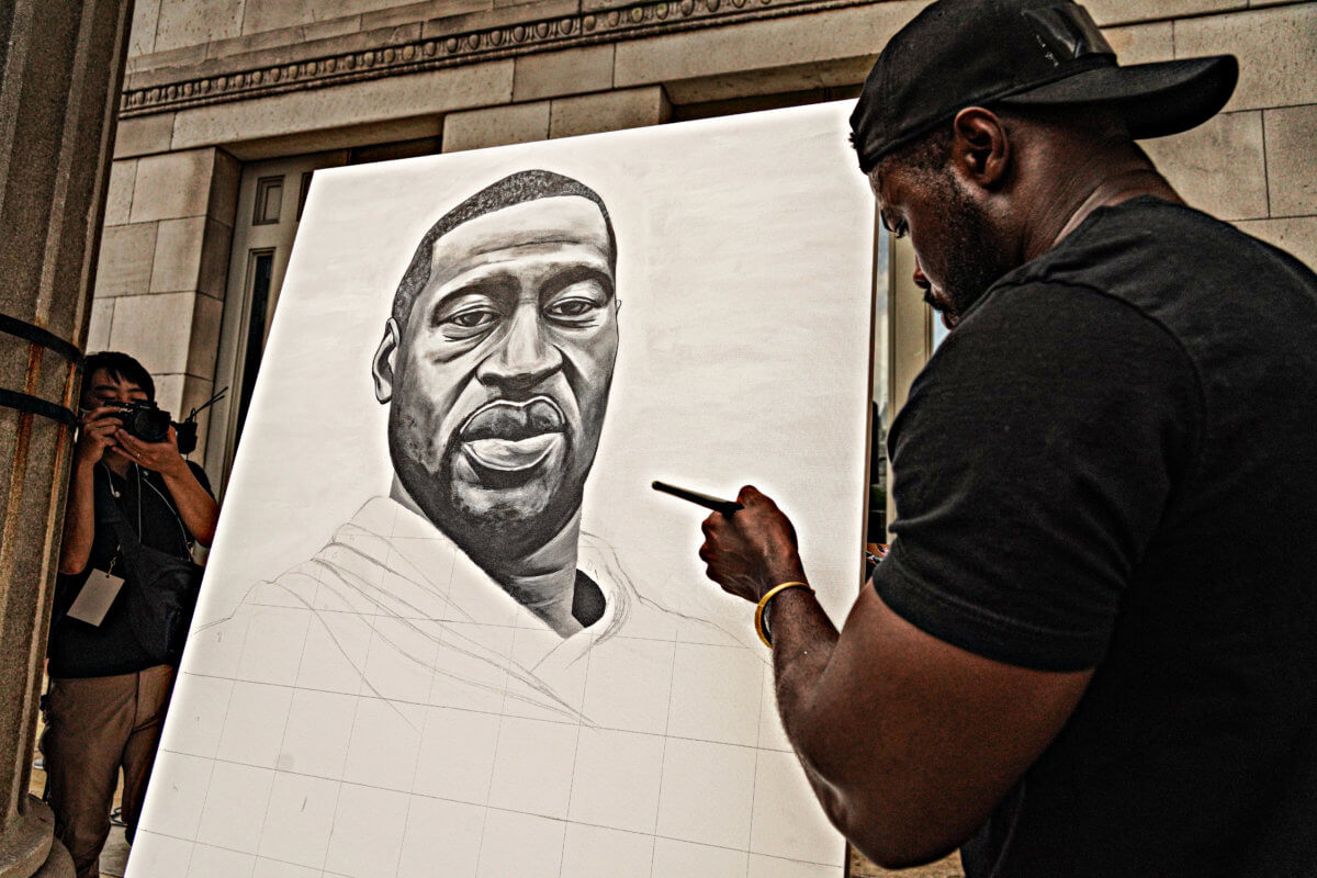 'We are Floyd': A Brooklyn memorial one year after George Floyd's murder 5