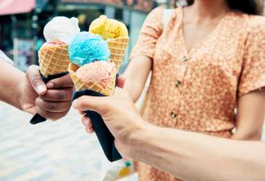 Ice cream cheers!