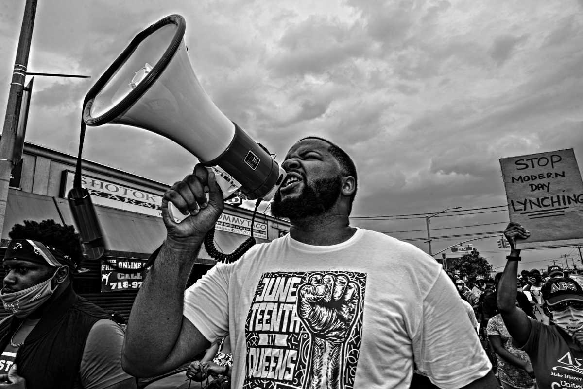 June 27, 1417, Queens, Juneteenth Coalition MarchRally to Roy Wilkins Park, Dean Moses