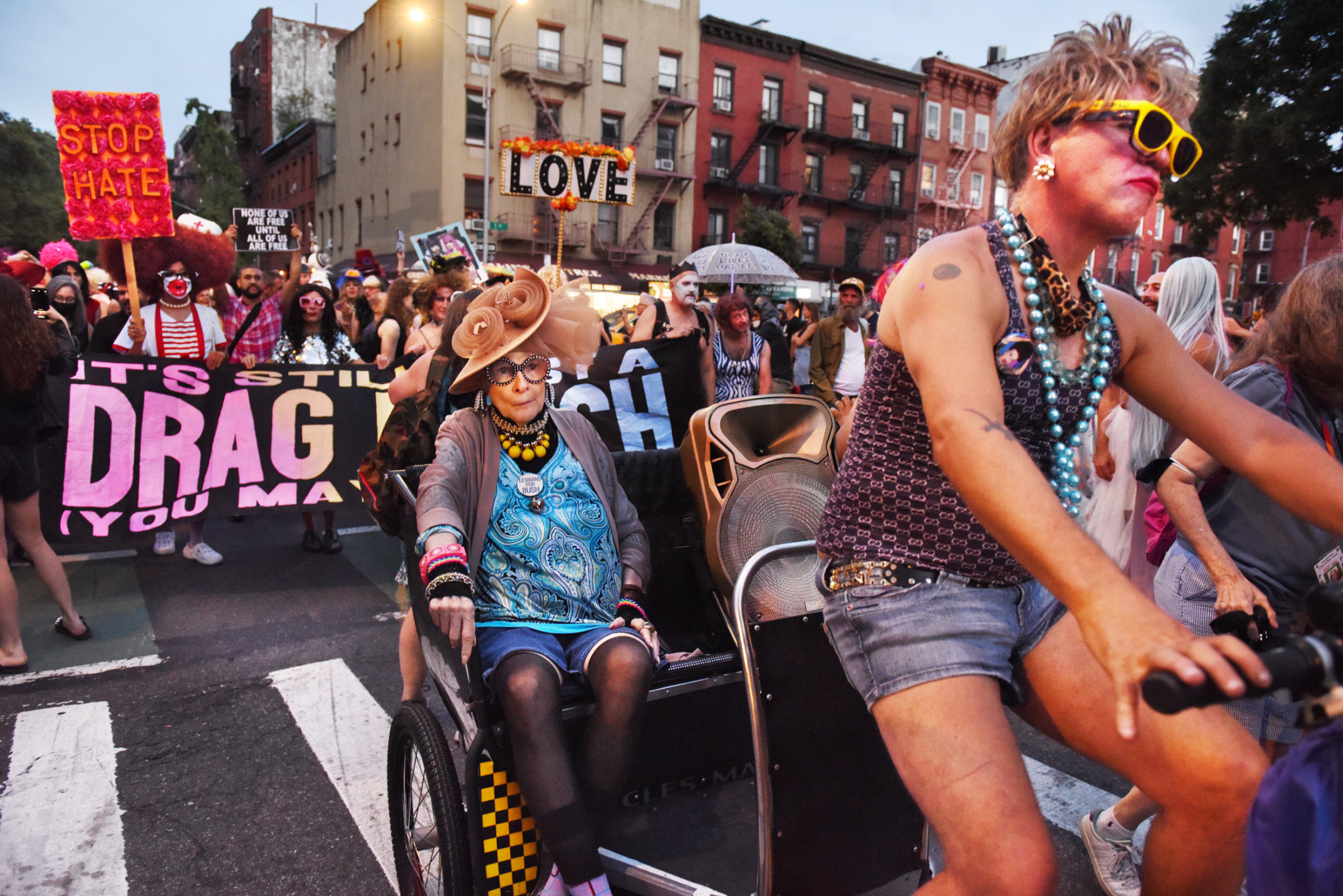 Drag March returns to Tompkins Square Park to help close out Pride