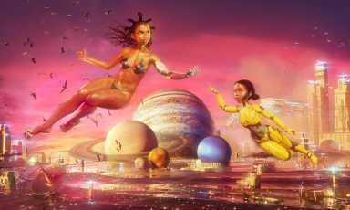 Digital art piece “Creation of My Metaverse” by Attafuah
