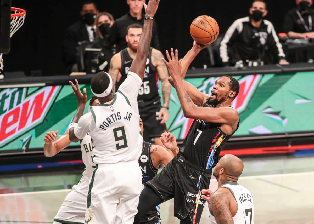 Kevin Durant Nets Bucks