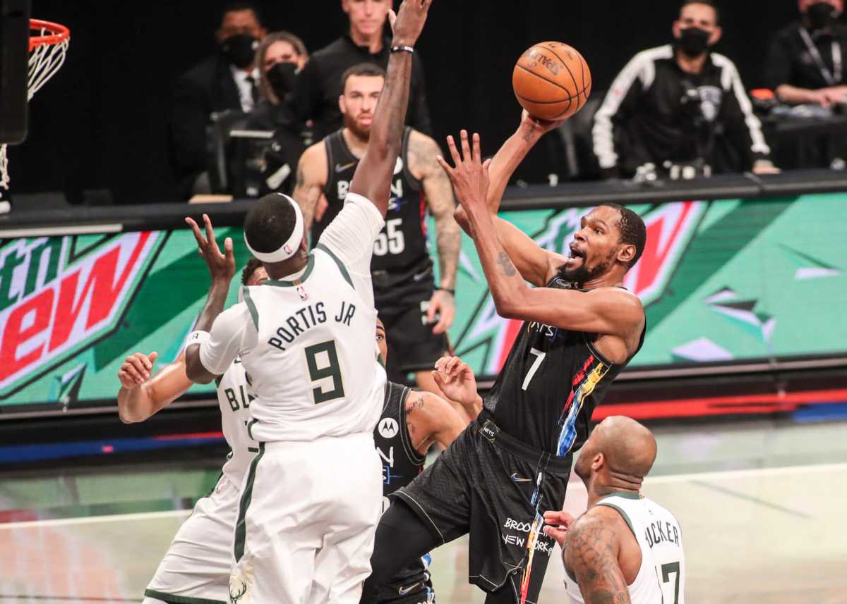 Kevin Durant Nets Bucks