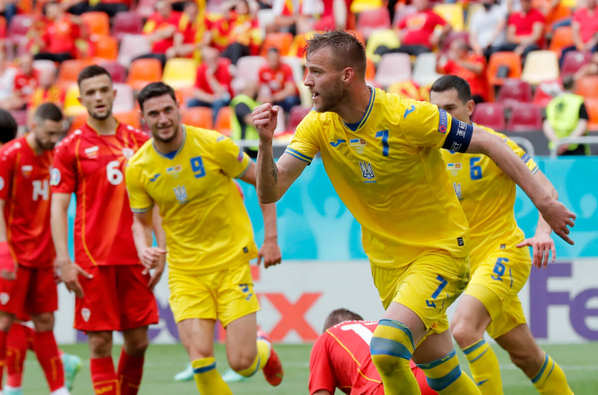Andriy Yarmolenko Ukraine North Macedonia Euro 2020