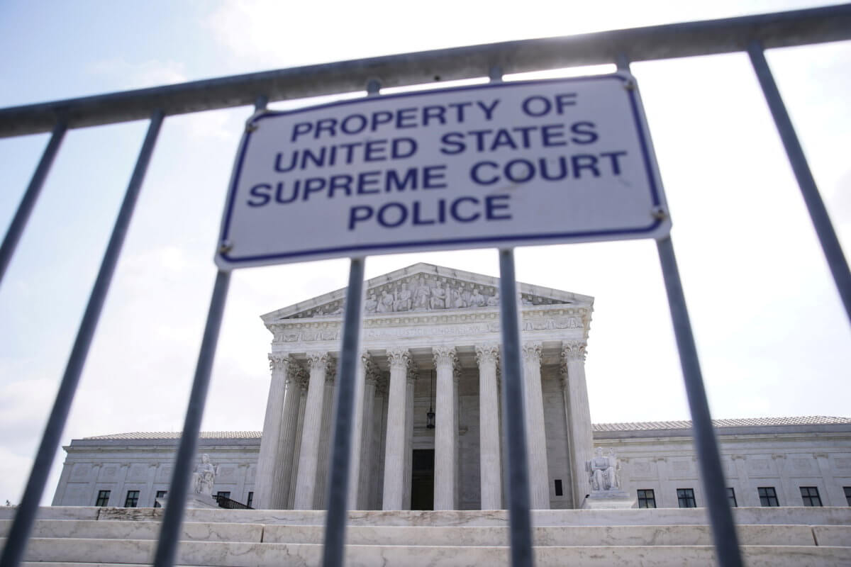 FILE PHOTO: The Supreme Court building is seen in Washington