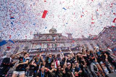 Ticker-Tape Parade in honor of the United States Women’s National Soccer