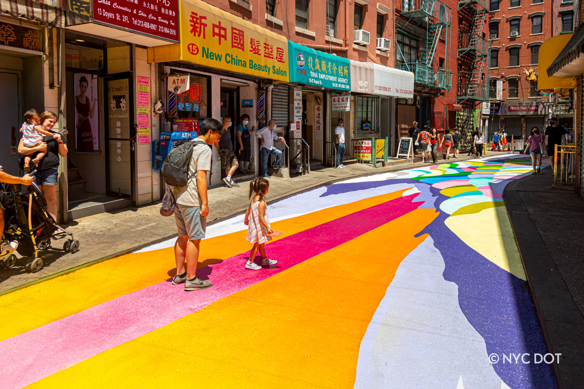 Historic street in Chinatown gets beautiful mural as part of