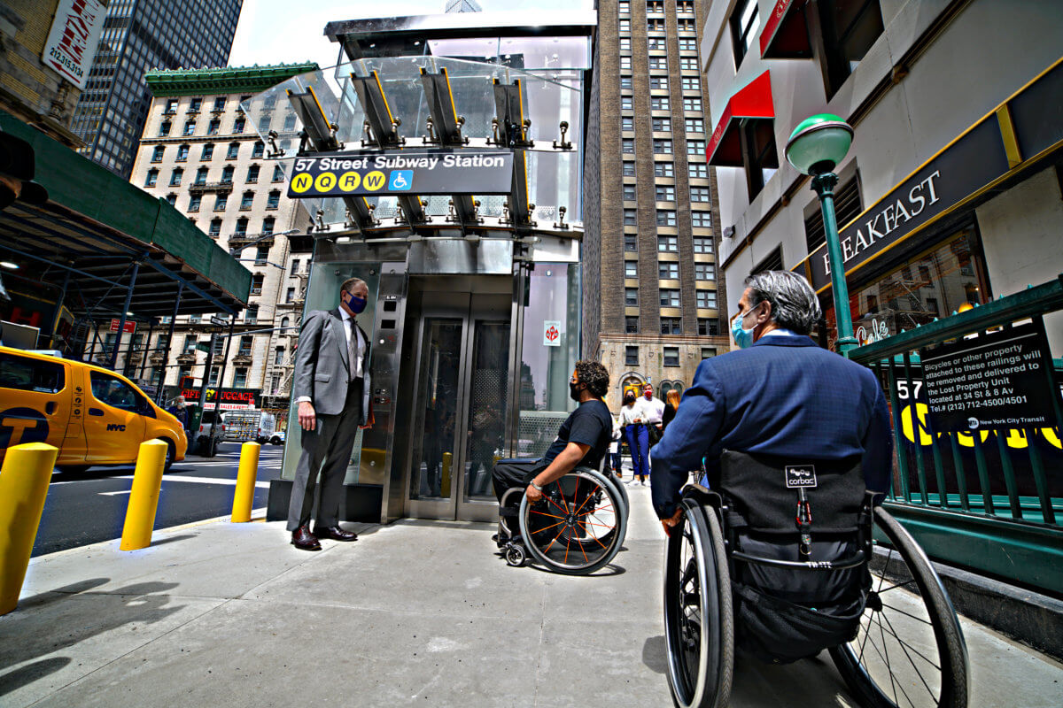 Ready to ride: MTA, advocates celebrate newest elevator in Midtown 4