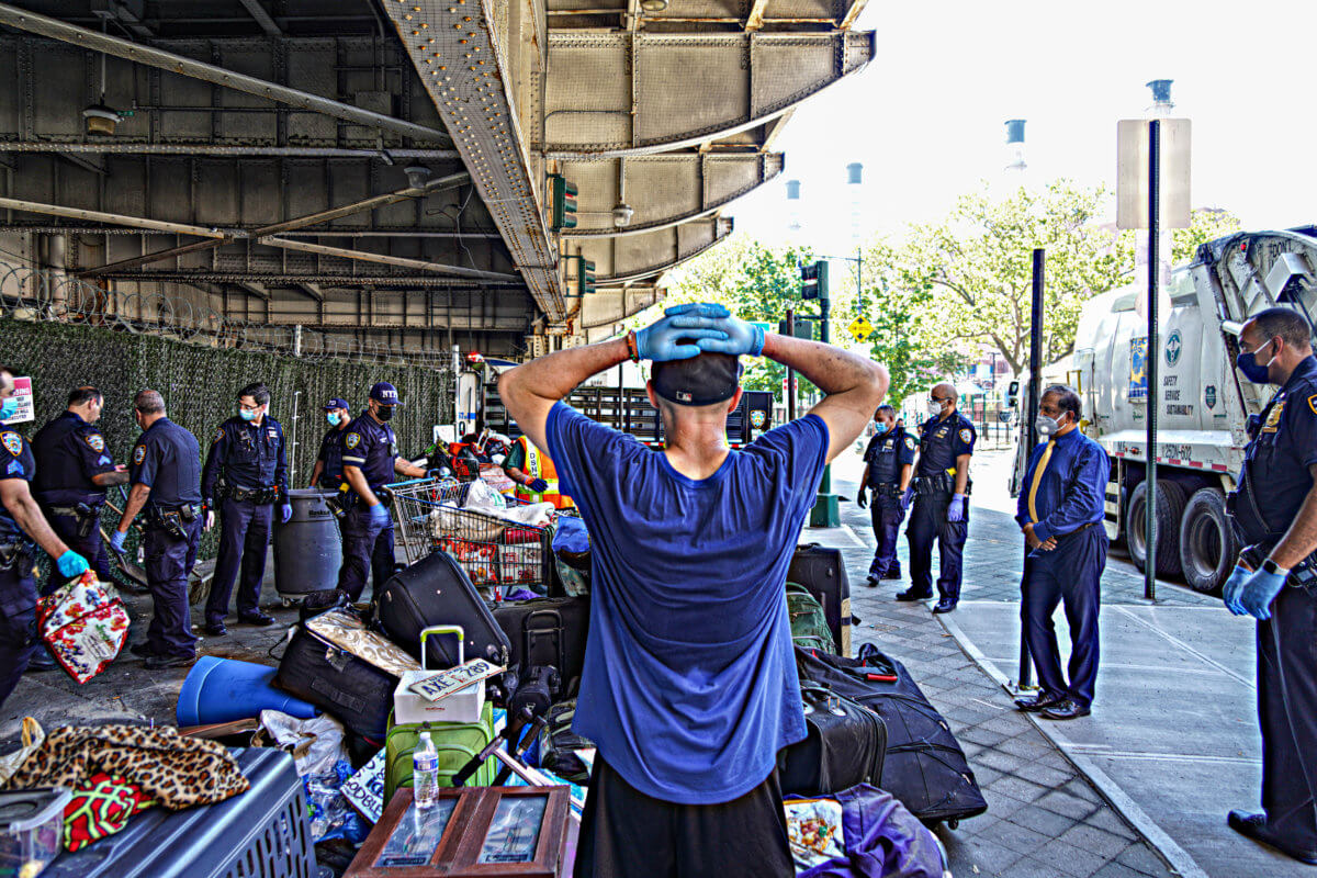 Homewreckers: NYPD evicts homeless couple from FDR encampment 12