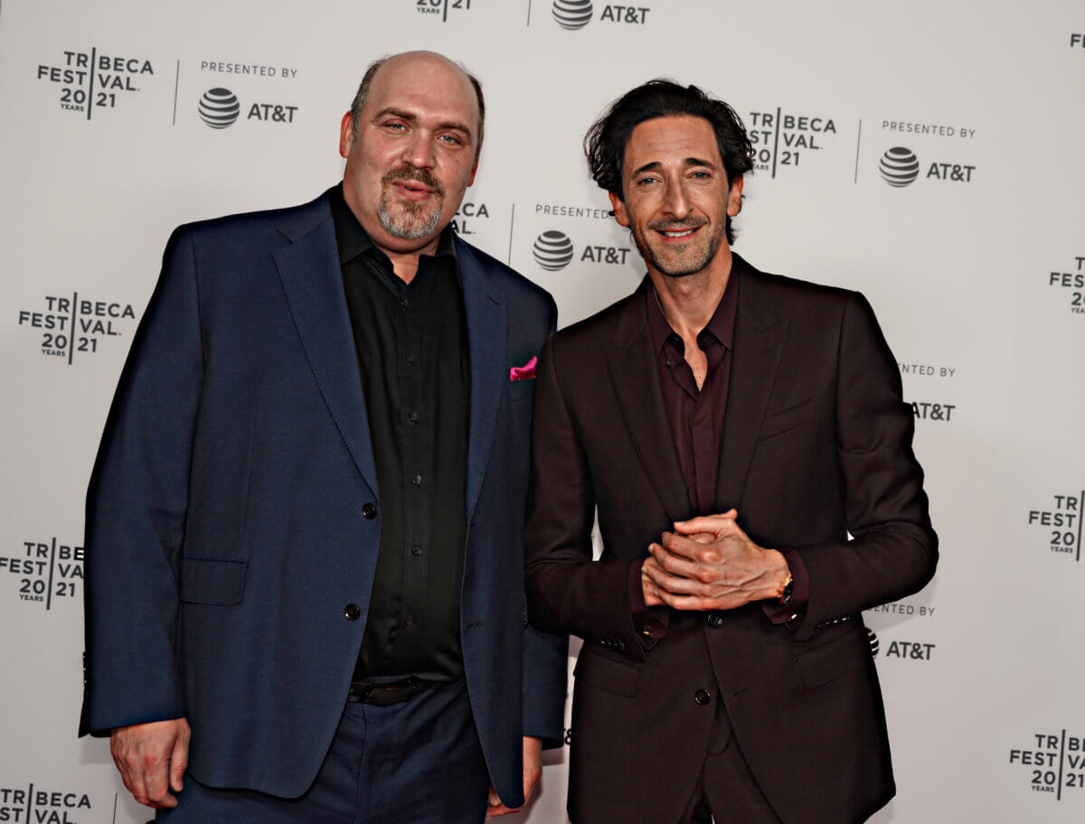 Adrien Brody showcases world premiere of new movie at the Tribeca Festival in Brooklyn 9
