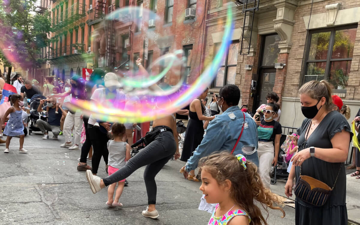 What’s a party with bubbles?