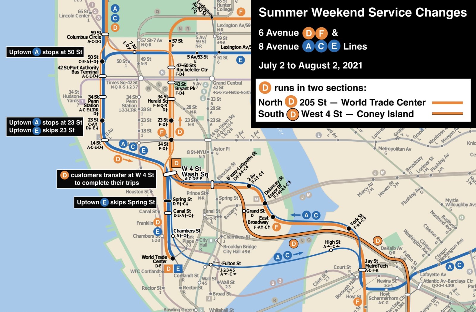 MTA announces summer service changes for subway track and signal