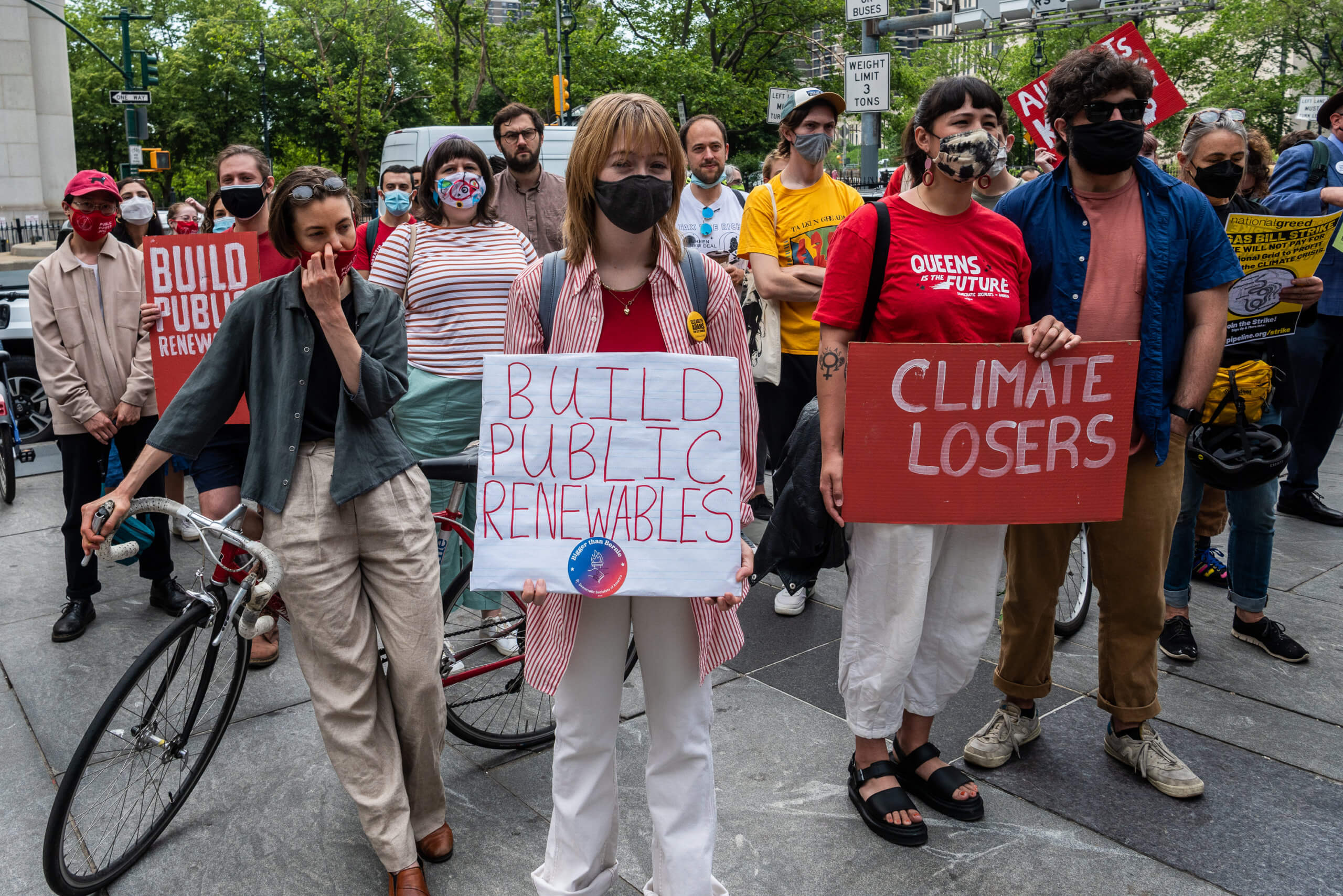 Climate activists cuffed at Downtown protest over Public Renewables Act 3