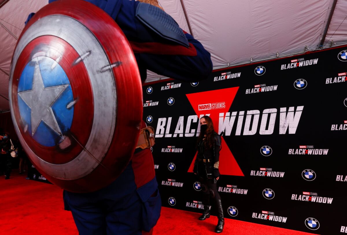 Fan event and special screening of the film “Black Widow” in Los Angeles