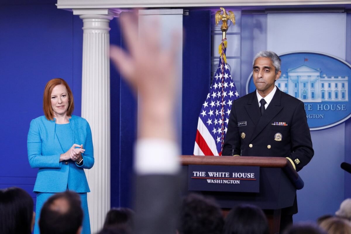 White House Press Secretary Jen Psaki holds a news confrence at the White House