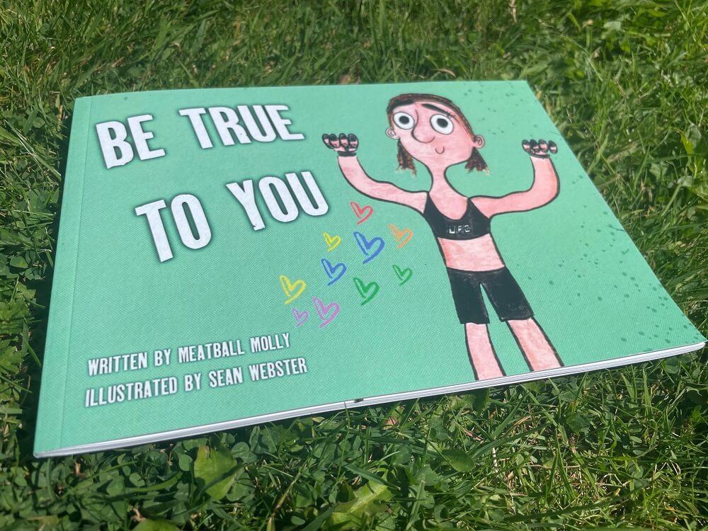 A handout photo of UFC fighter Molly McCann’s book “Be True To You