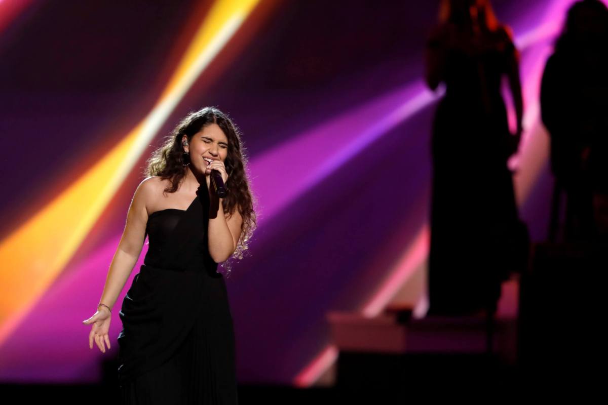 Alessia Cara performs during the 2019 Latin Recording Academy’s Person of the Year Gala honoring Colombian musician Juanes at the MGM Grand hotel-casino in Las Vegas