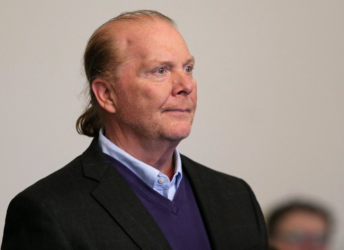 FILE PHOTO: Celebrity chef Mario Batali, 58, is arraigned on a charge of indecent assault and battery at Boston Municpal Court in Boston