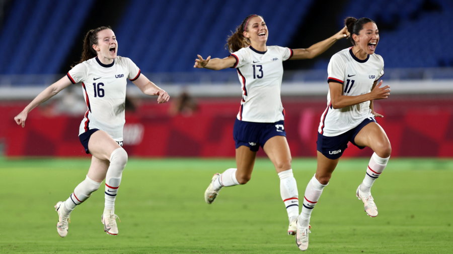 Olympics | Soccer — U.S. women advance to semis with shootout win over ...