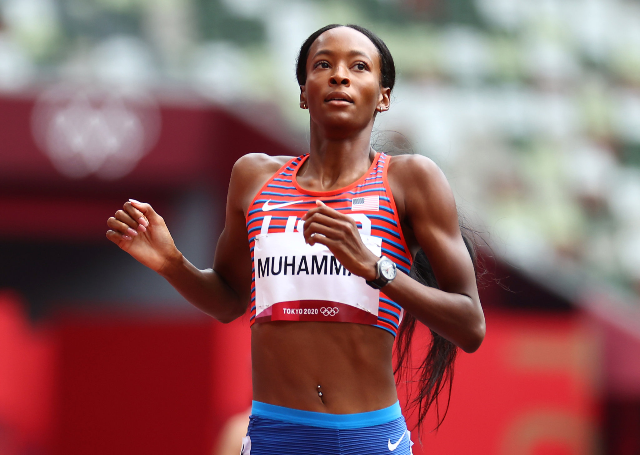 Olympics | Queens' Dalilah Muhammad leads triumvirate on ...