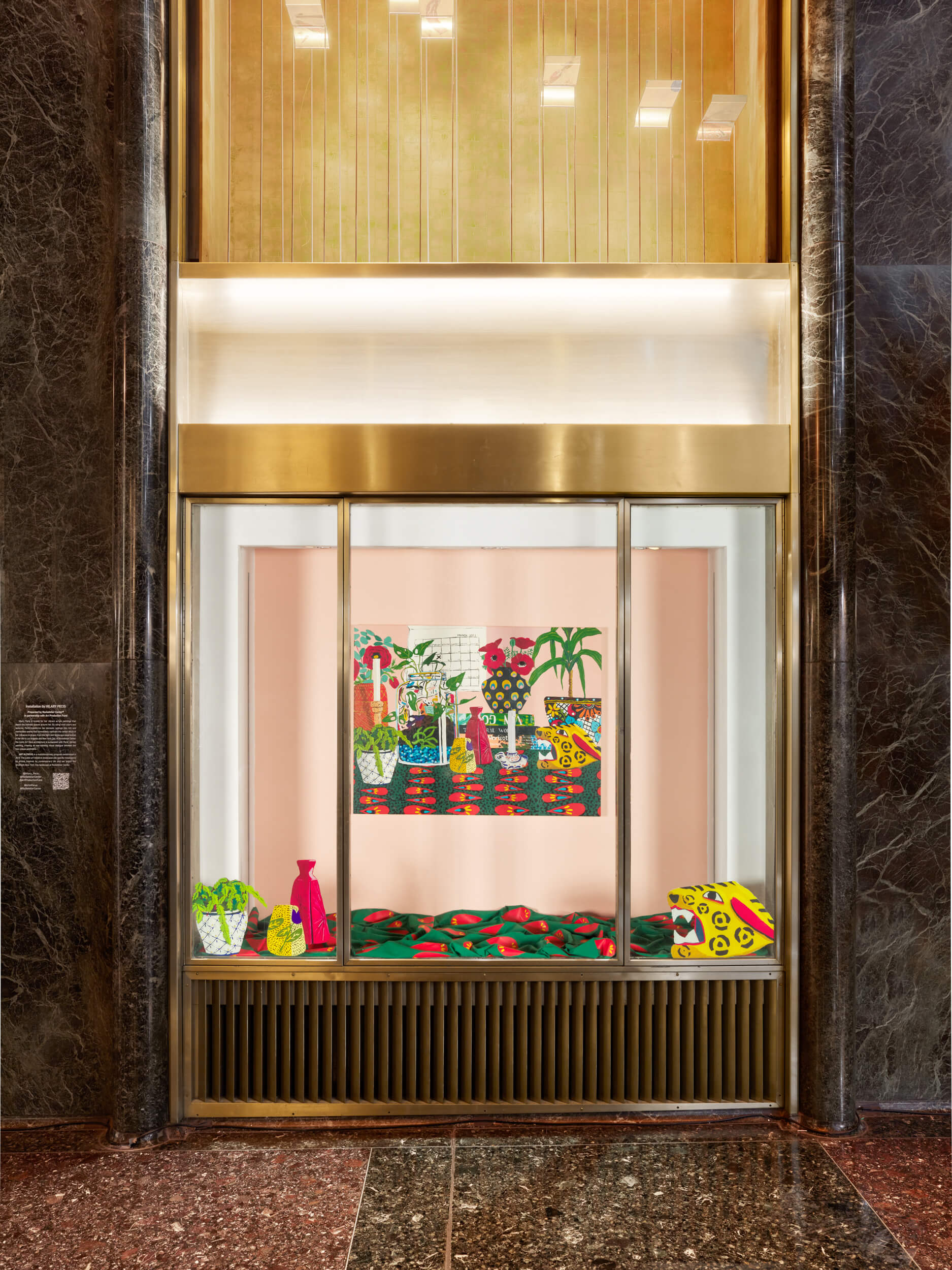 New artist displays work at Rockefeller Center as part of ART IN FOCUS series 5