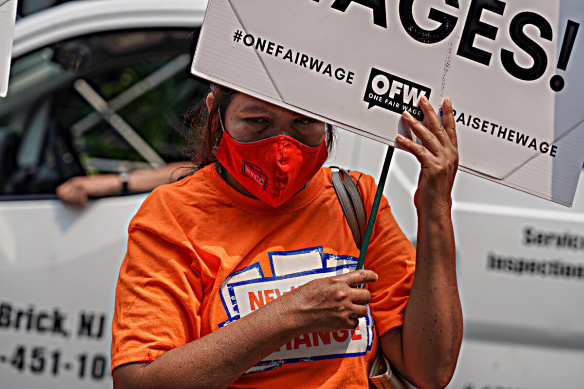 NYC restaurant workers wage war on sub-minimum pay in Times Square 2