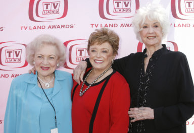 File photo of actresses White, McClanahan and Arthur posing at taping of 6th annual TV Land Awards in Santa Monica