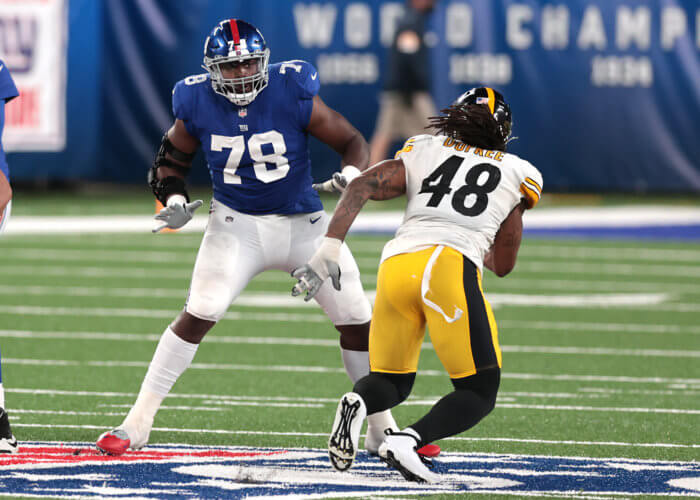 Giants post-draft depth chart: Where do rookies and free-agents fit in 2023? 3 Andrew Thomas Giants