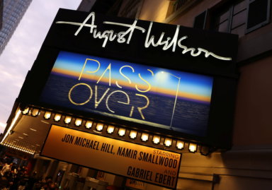 Opening night of previews for “Pass Over,” following the 17 month shutdown of Broadway in New York