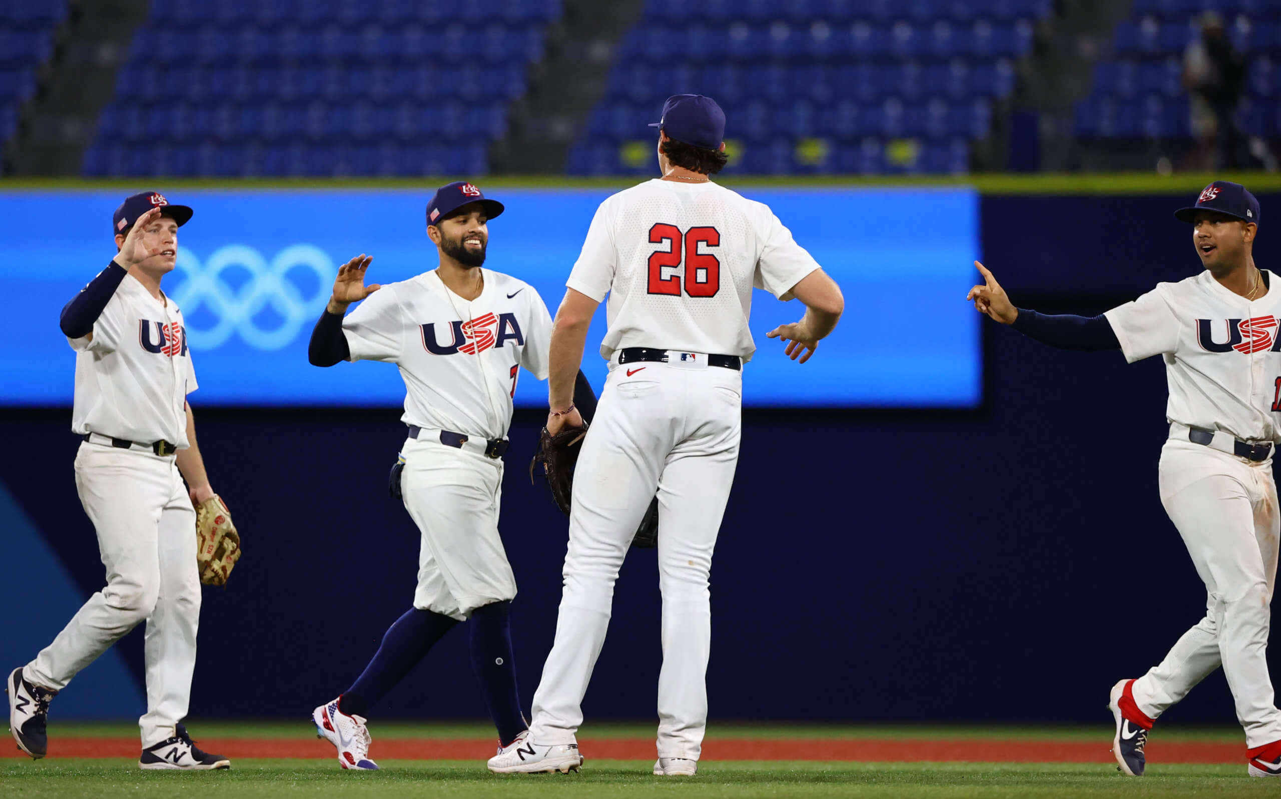 væv butik Mount Vesuv Olympics: USA set as Japan's date for baseball gold-medal game with 7-2 win  over South Korea | amNewYork