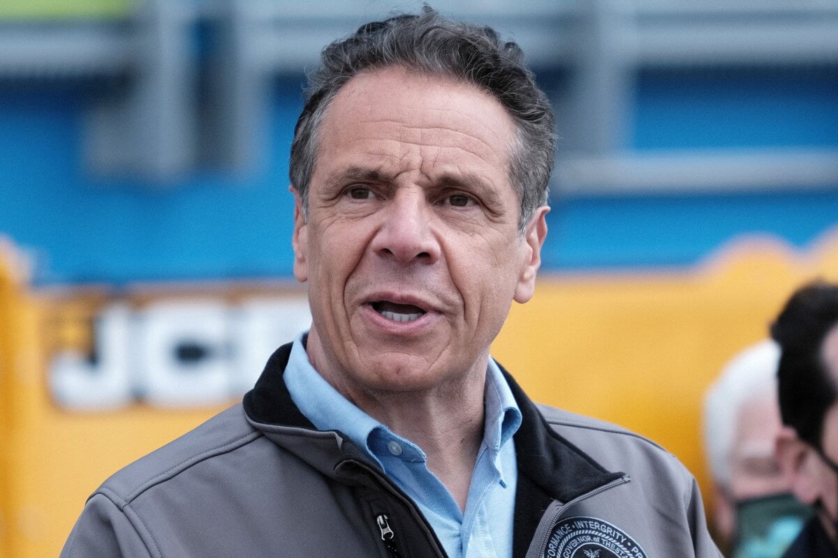 FILE PHOTO: New York Governor Cuomo attends a ground breaking ceremony in New York