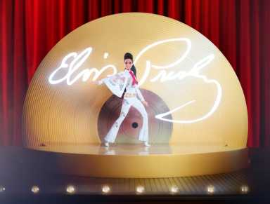 A special edition Elvis Barbie doll
