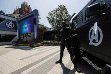 FILE PHOTO: The Avengers Campus area at Disney California Adventure Park in Anaheim