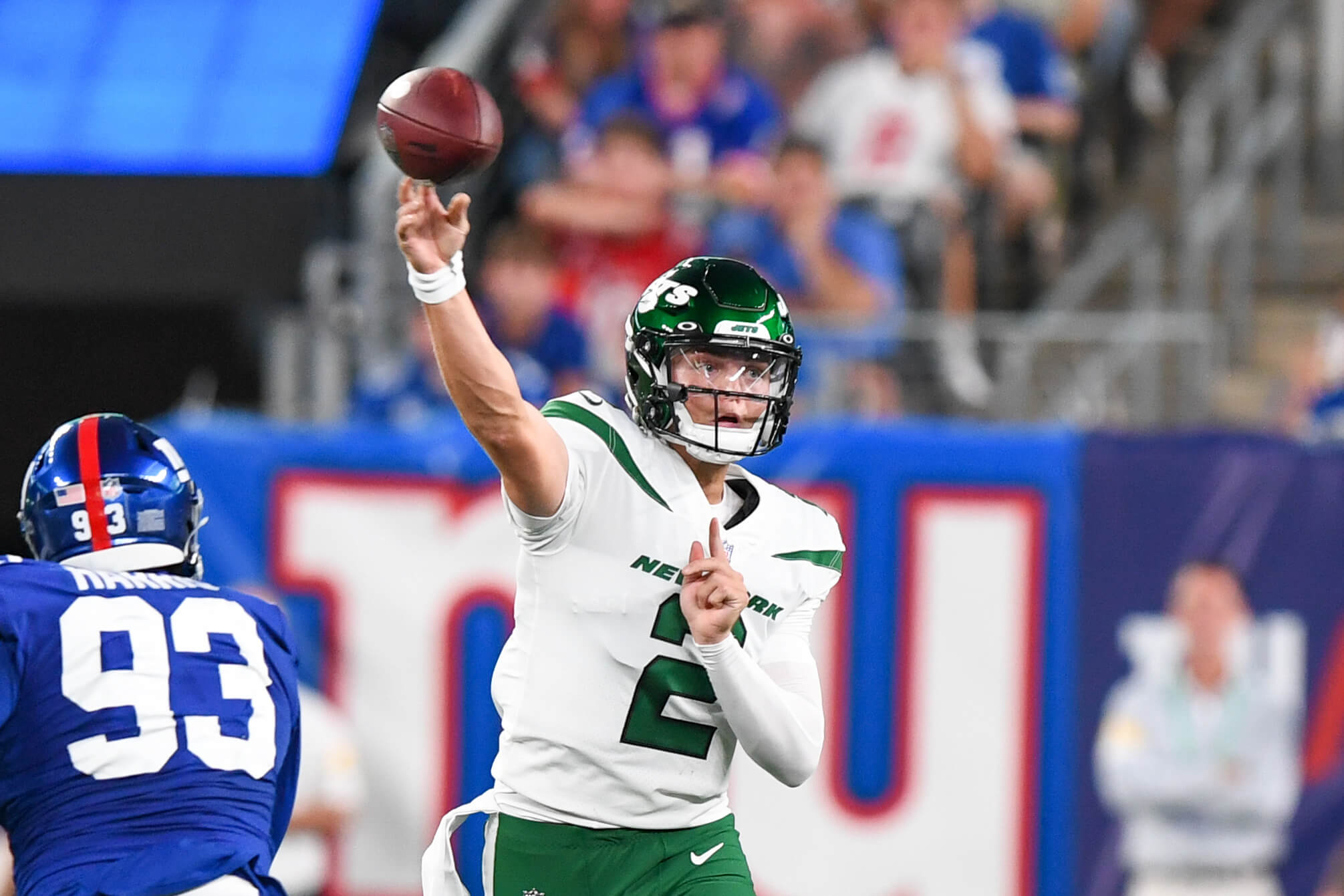 Preseason debut vs. Giants a solid first step for Jets’ Zach Wilson
