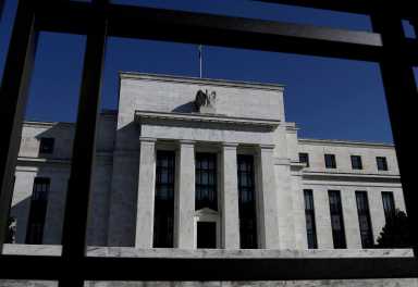 FILE PHOTO: Federal Reserve Board building is pictured in Washington