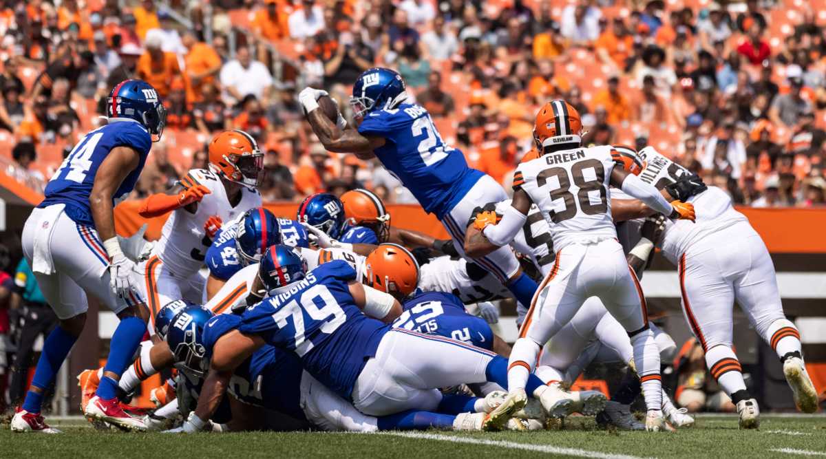 Devontae Booker Giants Browns