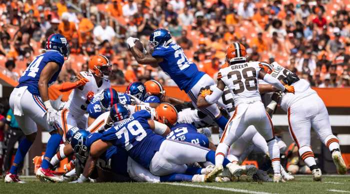 Devontae Booker Giants Browns