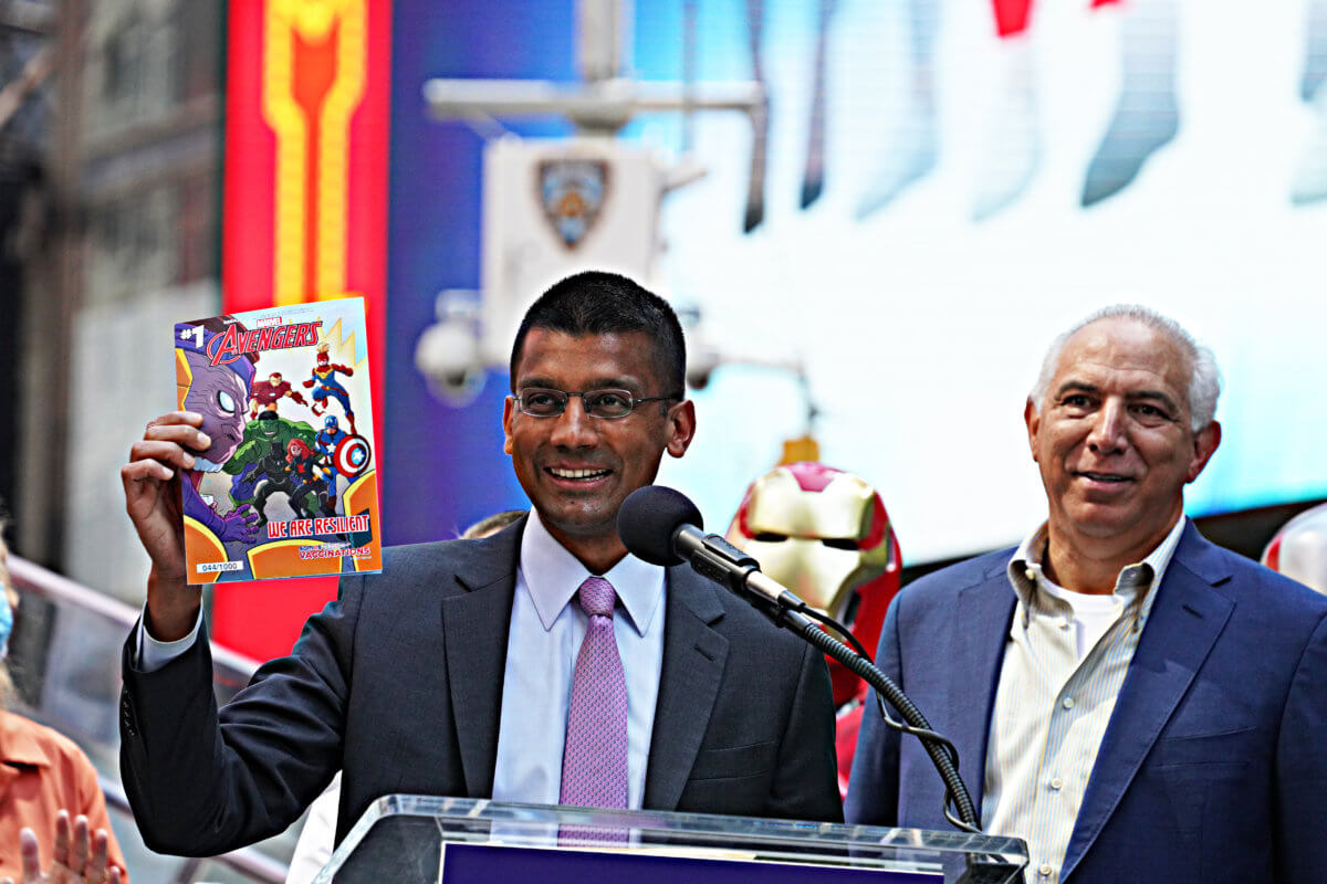 Kids 12 and up can get free limited edition copy of the Avengers at three SOMOS Community Care vaccination sites 8