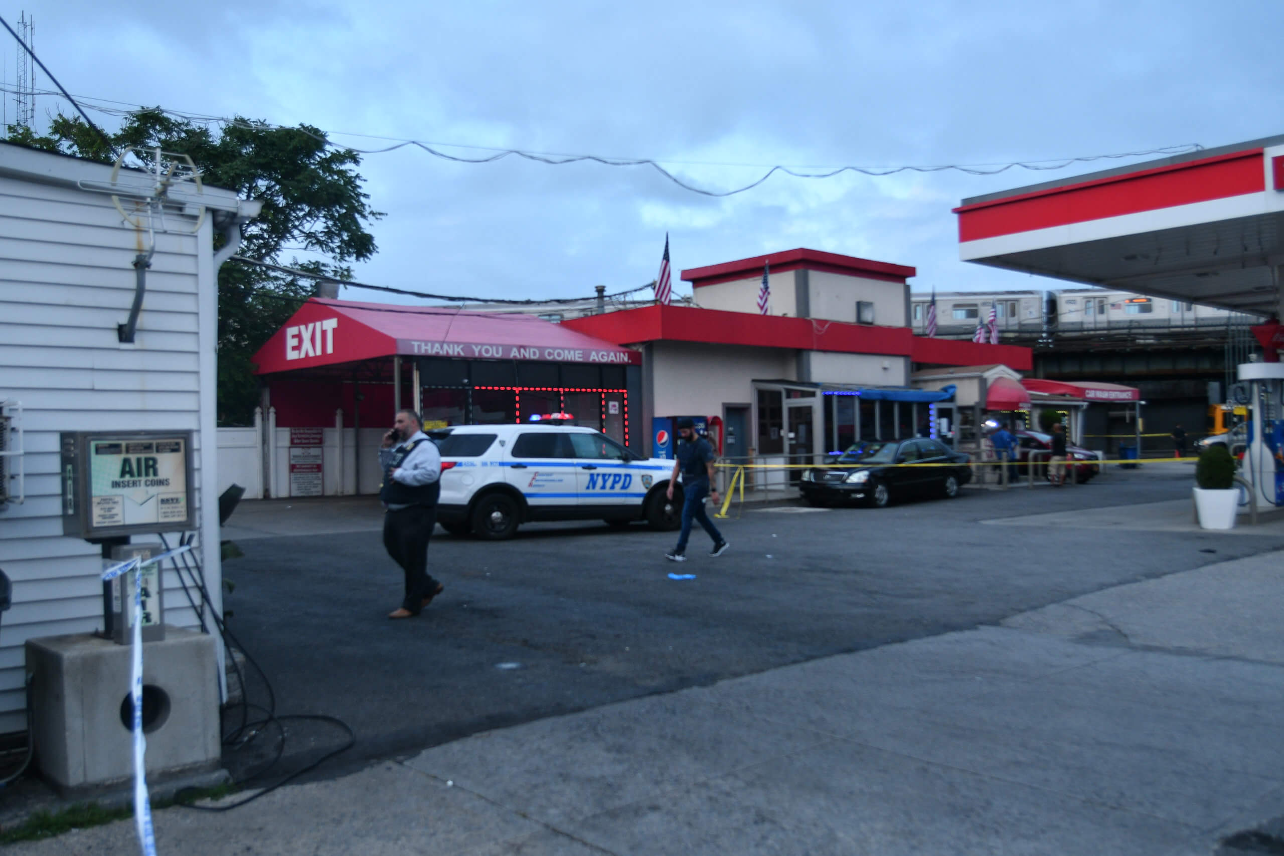 Pair critically injured in shooting outside Queens gas station 3