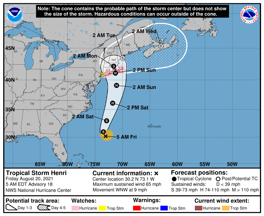 Approaching Henri puts coastal areas of Queens under tropical storm watch 3