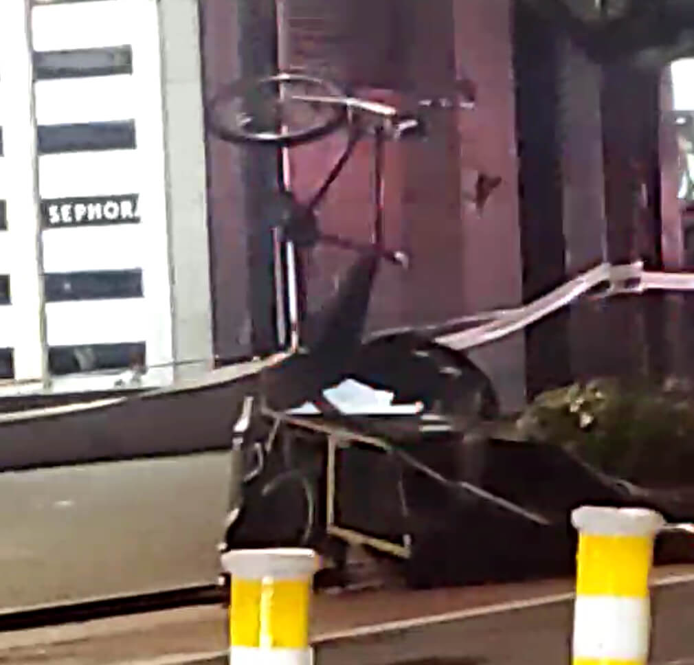 Pedicab crash midtown