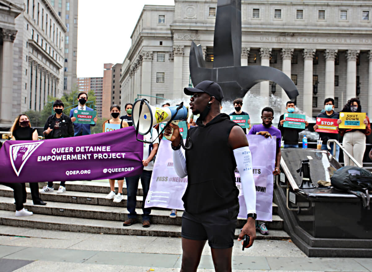 'Let them go!' Rally at Foley Square demands Biden stop deportations 6