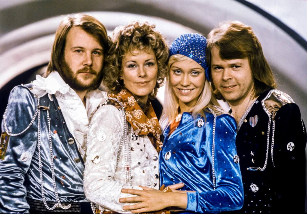 FILE PHOTO: Swedish pop group Abba: Benny Andersson, Anni-Frid Lyngstad, Agnetha Faltskog and Bjorn Ulvaeus pose after winning the Swedish branch of the Eurovision Song Contest with their song “Waterloo