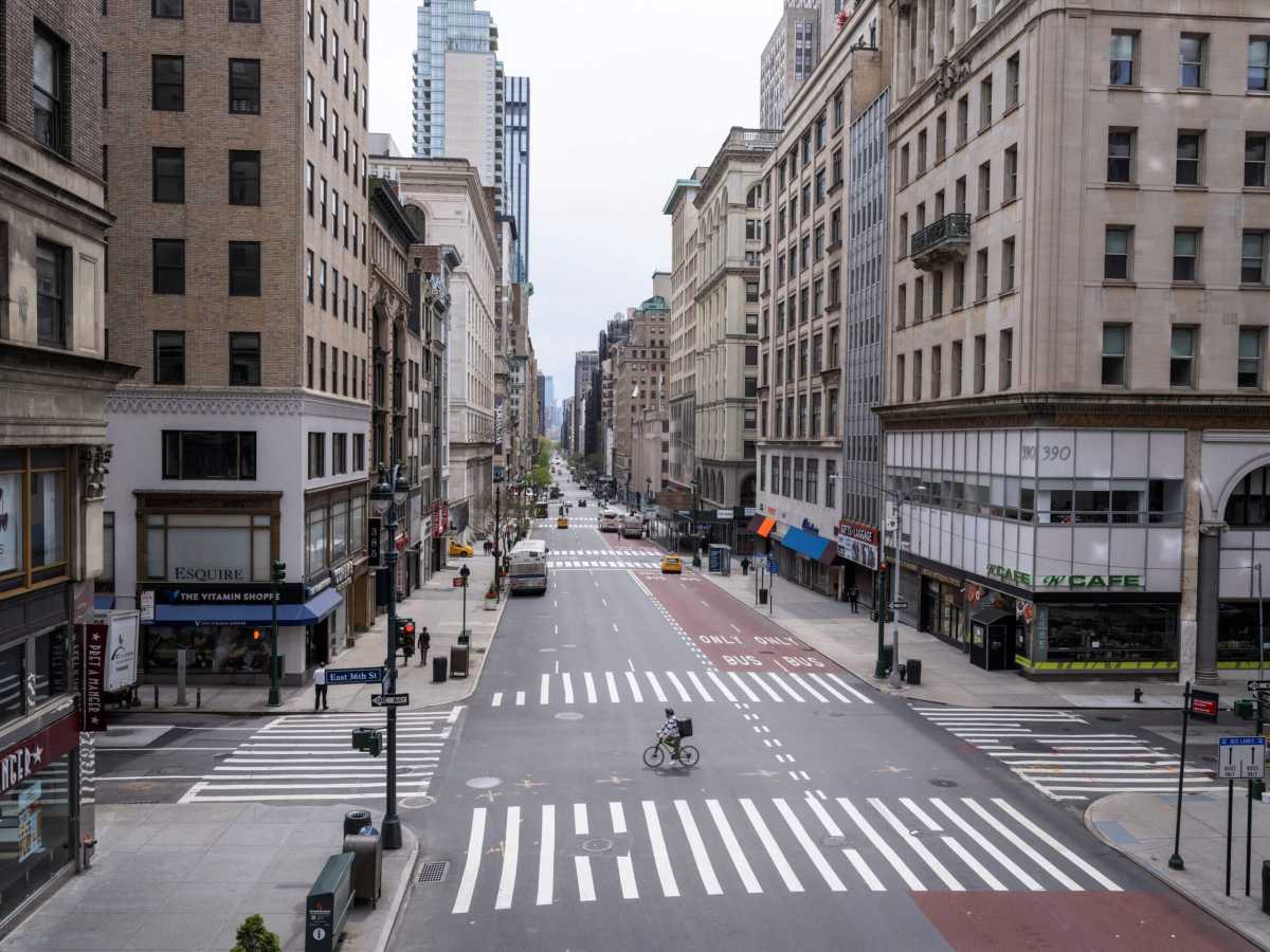 FILE PHOTO: The spread of the coronavirus disease (COVID-19) in New York