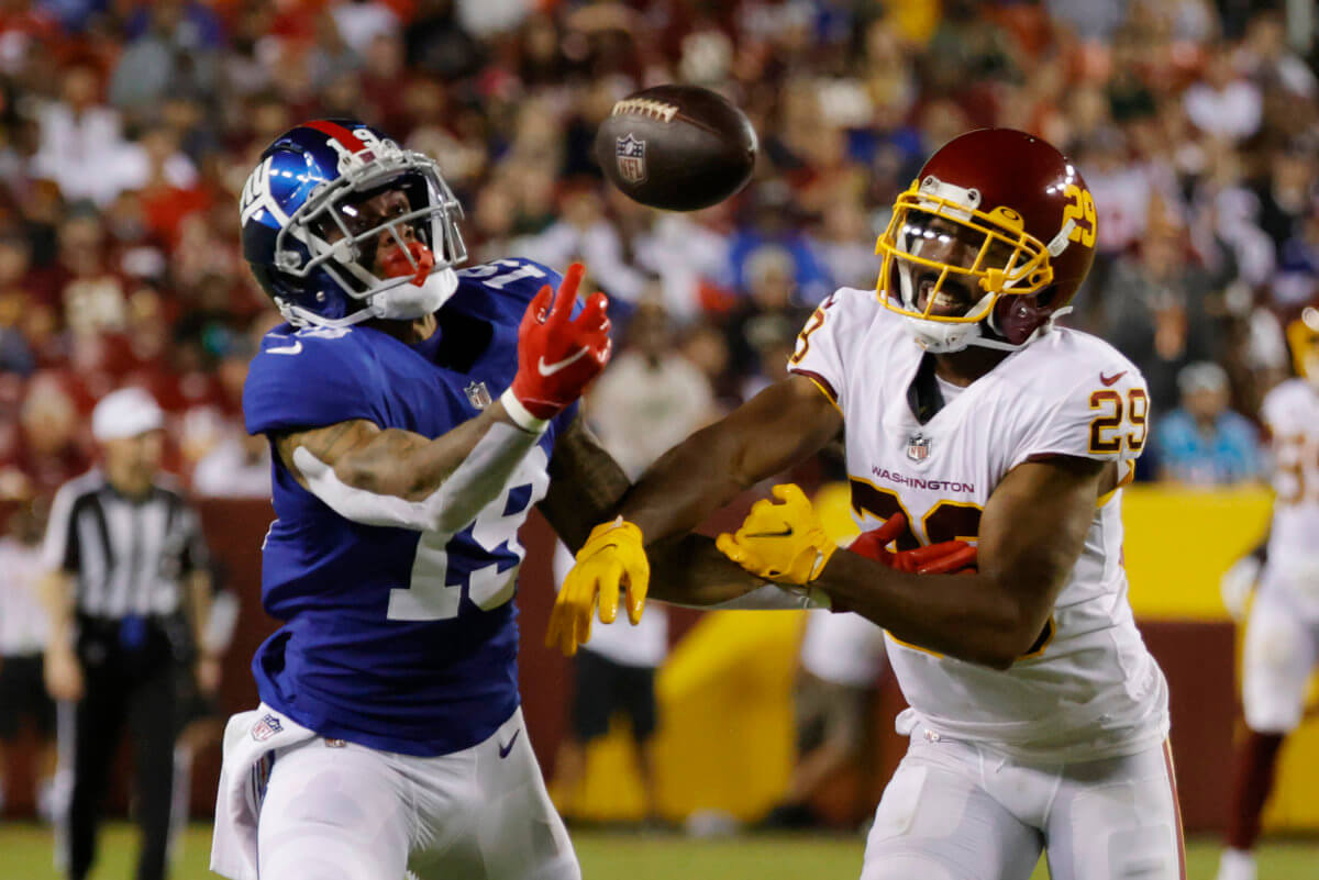 Kenny Golladay clarifies frustration on Giants sideline during Week 2 loss  at Washington