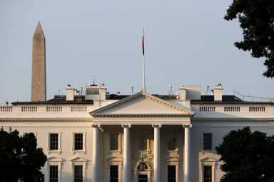 FILE PHOTO: A general view in the hours before U.S. President Joe Biden and German Chancellor Angela Merkel’s meeting at the White House in Washington